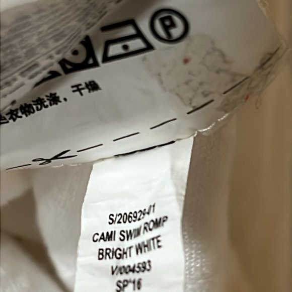 Old Navy linen blend Cami Swim Romper Size Large - Picture 8 of 8